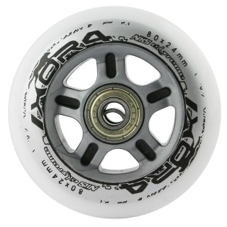 PU 80x24 BIAŁE 82A (4 SZT) + ABEC-7 (8 SZT) ZESTAW NILS EXTREME NILS EXTREME