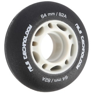 PU 64x24 82A CZARNE MATOWE KÓŁKA (4 szt.) NILS EXTREME NILS EXTREME