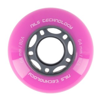 PU 64x24 82A RÓŻOWE KÓŁKA (4 szt.) NILS EXTREME NILS EXTREME
