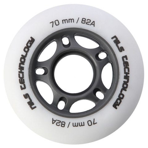 PU 70x24 82A BIAŁE MATOWE KÓŁKA (4 szt.) NILS EXTREME NILS EXTREME