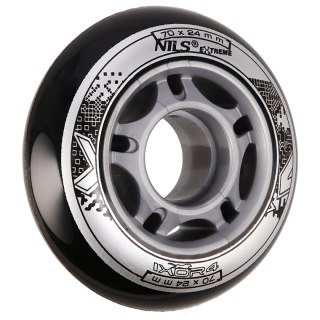 PU 70x24 82A CZARNE KÓŁKA (4 szt.) NILS EXTREME NILS EXTREME