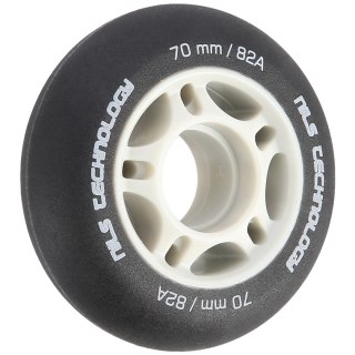 PU 70x24 82A CZARNE MATOWE KÓŁKA (4 szt.) NILS EXTREME NILS EXTREME