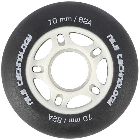PU 70x24 82A CZARNE MATOWE KÓŁKA (4 szt.) NILS EXTREME NILS EXTREME