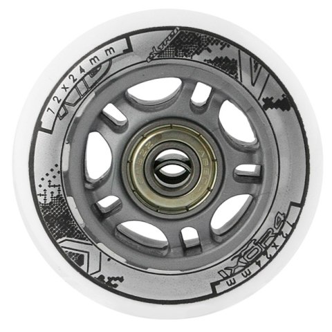 PU 72x24 82A BIAŁE (4 szt.) + ABEC-7 (8 szt.) ZESTAW NILS EXTREME NILS EXTREME