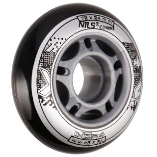 PU 72x24 82A CZARNE KÓŁKA (4 szt.) NILS EXTREME NILS EXTREME