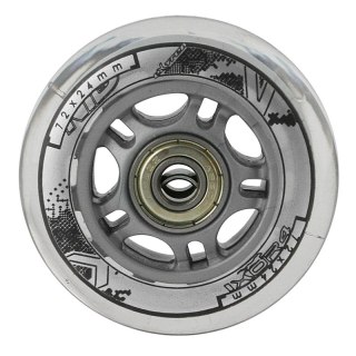 PU 72x24 82A PRZEZROCZYSTE (4 szt.) + ABEC-7 (8 szt.) ZESTAW NILS EXTREME NILS EXTREME