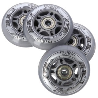 PU 72x24 82A PRZEZROCZYSTE N (4 szt.) + ABEC-7 (8 szt.) ZESTAW NILS EXTREME NILS EXTREME