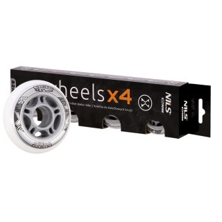 PU 76x24 82A BIAŁE KÓŁKA (4 szt.) NILS EXTREME NILS EXTREME