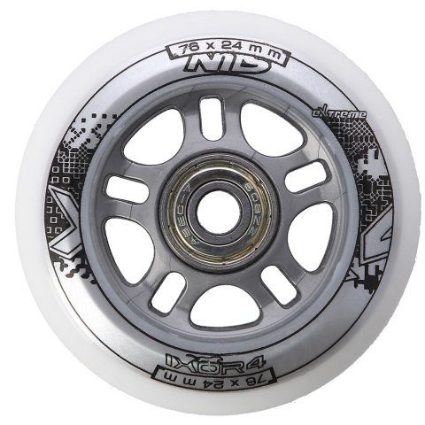 PU 76x24 82A BIAŁE N (4 szt.) + ABEC-7 (8 szt.) ZESTAW NILS EXTREME NILS EXTREME