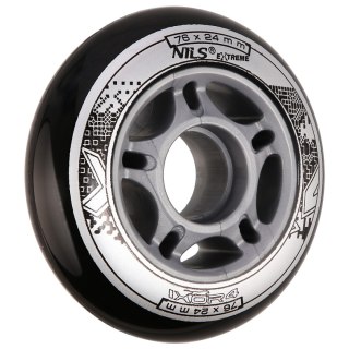 PU 76x24 82A CZARNE KÓŁKA (4 szt.) NILS EXTREME NILS EXTREME