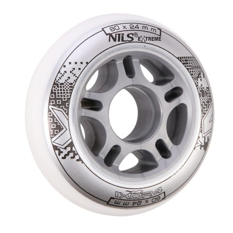 PU 80x24 82A BIAŁE KÓŁKA (4 szt.) NILS EXTREME NILS EXTREME