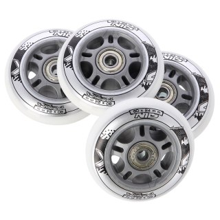 PU 80x24 82A BIAŁE N (4 szt.) + ABEC-7 (8 szt.) ZESTAW NILS EXTREME NILS EXTREME