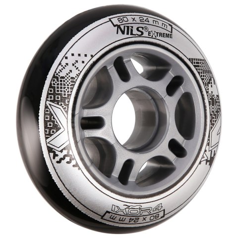 PU 80x24 82A CZARNE KÓŁKA (4 szt.) NILS EXTREME NILS EXTREME