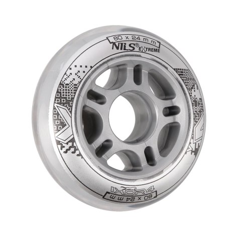 PU 80x24 82A PRZEZROCZYSTE KÓŁKA (4 szt.) NILS EXTREME NILS EXTREME