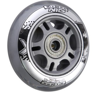 PU 80x24 82A PRZEZROCZYSTE N (4 szt.) + ABEC-7 (8 szt.) ZESTAW NILS EXTREME NILS EXTREME