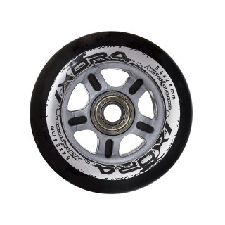 PU 84x24 82A CZARNE (4 szt.) + ABEC-9 CHROME (8 szt.) ZESTAW NILS EXTREME NILS EXTREME
