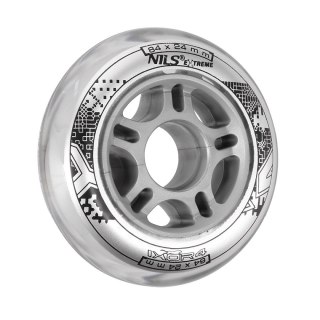 PU 84x24 82A PRZEZROCZYSTE KÓŁKA (4 szt.) NILS EXTREME NILS EXTREME