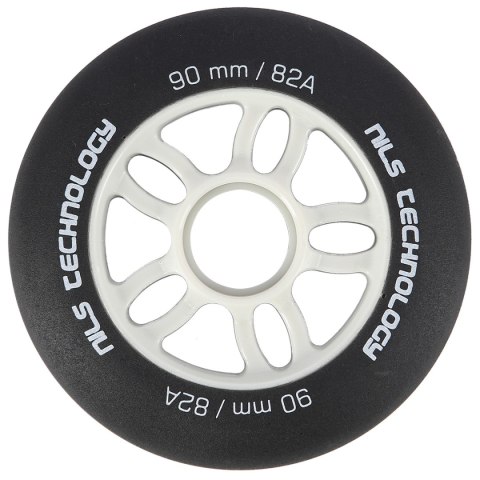 PU 90x24 82A CZARNE MATOWE KÓŁKA (4 szt.) NILS EXTREME NILS EXTREME