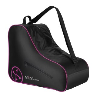 TS306 TORBA Z ZAMKIEM NA ŁYŻWOROLKI RÓŻOWA ONE SIZE NILS EXTREME NILS EXTREME