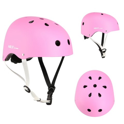 MTW001 RÓŻOWY ROZM. XS(48-52CM) KASK NILS EXTREME NILS EXTREME
