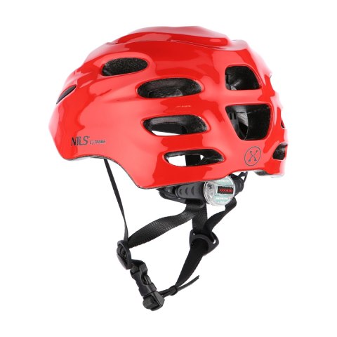 MTW01 LED KASK CZERWONY ROZM. XS (49-55 cm) NILS EXTREME NILS EXTREME