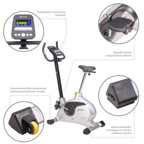 M6993 ROWER STACJONARNY MAGNETYCZNY PROGRAMOWANY HMS PREMIUM HMS PREMIUM
