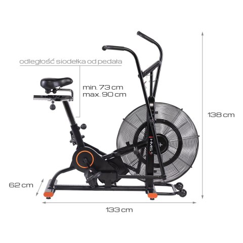 MP6548 ROWER STACJONARNY POWIETRZNY HMS HMS