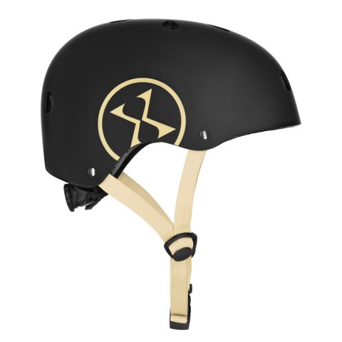 MTW001-1 KASK CZARNO-BEŻOWY ROZM. L(58-61CM) NILS EXTREME NILS EXTREME