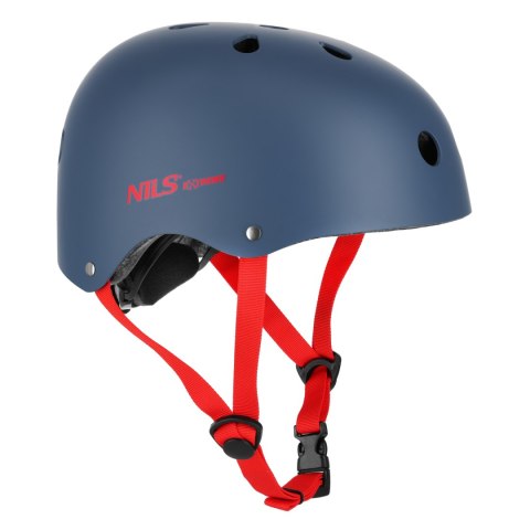 MTW001-1 KASK SZARO-CZERWONY ROZM. M(55-58CM) NILS EXTREME NILS EXTREME