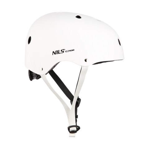 MTW001 BIAŁY ROZM. S(52-56CM) KASK NILS EXTREME NILS EXTREME