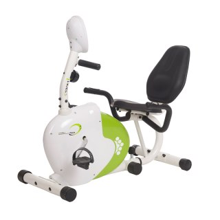 R9259* POZIOMY ROWER STACJONARNY MAGNETYCZNY HMS (9 KG) biało-zielony HMS