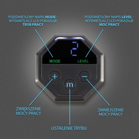 ABS MASTER PRO SUPER ELEKTROSTYMULATOR MIĘŚNI HMS HMS