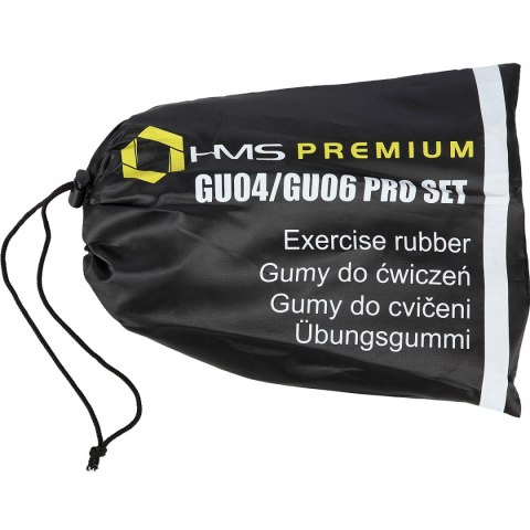 GU04 GU06 PRO SET ZESTAW GUM DO ĆWICZEŃ HMS PREMIUM HMS PREMIUM