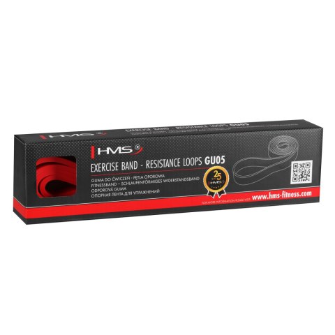 GU05 RED 13 x 4.5 x 2080 MM GUMA DO ĆWICZEŃ HMS HMS