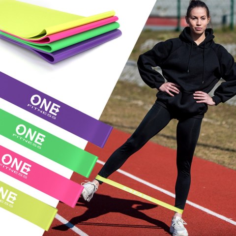 PBF SET04 ZESTAW GUM DO ĆWICZEŃ ONE FITNESS ONE FITNESS
