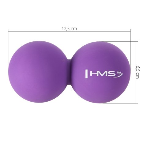 BLC02 VIOLET LACROSSE PODWÓJNA PIŁKA DO MASAŻU HMS HMS
