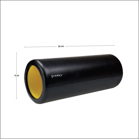 FS111 BLACK\YELLOW 33CM WAŁEK FITNESS/ROLLER HMS HMS