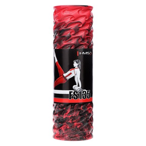 FS135 RED/BLACK 45CM WAŁEK FITNESS/ ROLLER HMS HMS