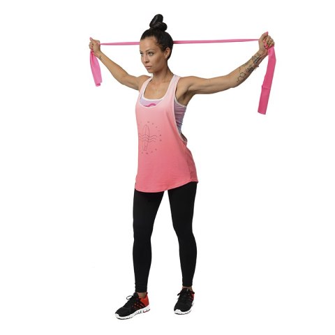 TP01 PINK 0.7 x 120 x 1200 MM TAŚMA PILATES HMS HMS