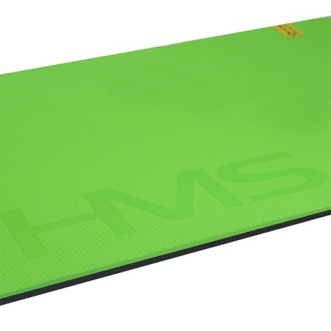 MFK01 GREEN-BLACK MATA FITNESS KLUBOWA Z OTWORAMI HMS PREMIUM HMS PREMIUM