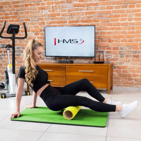 MFK01 GREEN-BLACK MATA FITNESS KLUBOWA Z OTWORAMI HMS PREMIUM HMS PREMIUM