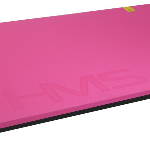 MFK02 PINK-BLACK MATA FITNESS KLUBOWA Z OTWORAMI HMS PREMIUM HMS PREMIUM