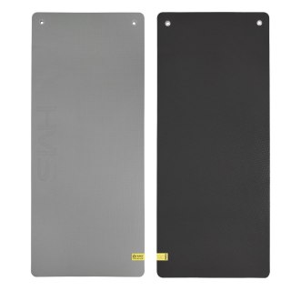 MFK08 GREY-BLACK MATA FITNESS KLUBOWA Z OTWORAMI 140*60CM EVA 15MM HMS PREMIUM HMS PREMIUM