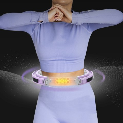 HHM13 HULA HOP VIOLET Z MAGNESAMI I OBCIĄŻNIKIEM + LICZNIK HMS HMS