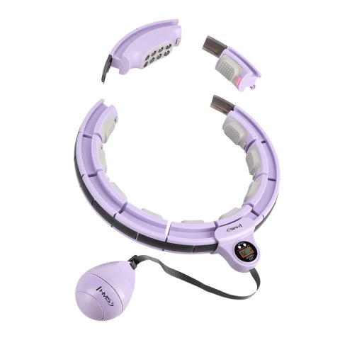 HHM13 HULA HOP VIOLET Z MAGNESAMI I OBCIĄŻNIKIEM + LICZNIK HMS HMS