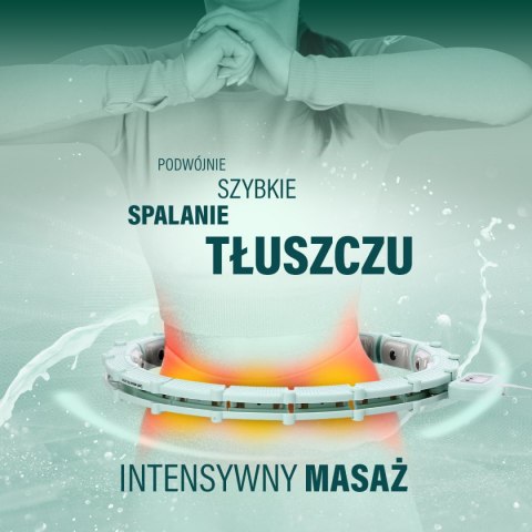 HHM14 HULA HOP GREEN Z MAGNESAMI I OBCIĄŻNIKIEM + LICZNIK HMS HMS