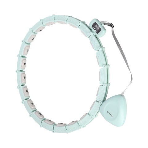 HHM14 HULA HOP GREEN Z MAGNESAMI I OBCIĄŻNIKIEM + LICZNIK HMS HMS
