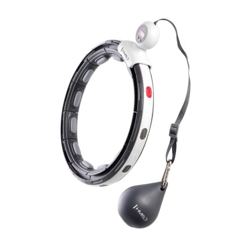 HHM15 HULA HOP BLACK Z MAGNESEM I OBCIĄŻNIKIEM + LICZNIK HMS HMS