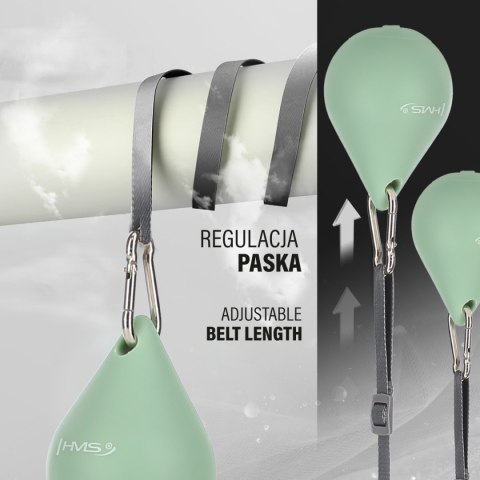 HHM15 HULA HOP GREEN Z MAGNESEM I OBCIĄŻNIKIEM + LICZNIK HMS HMS