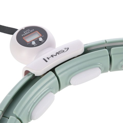 HHM15 HULA HOP GREEN Z MAGNESEM I OBCIĄŻNIKIEM + LICZNIK HMS HMS